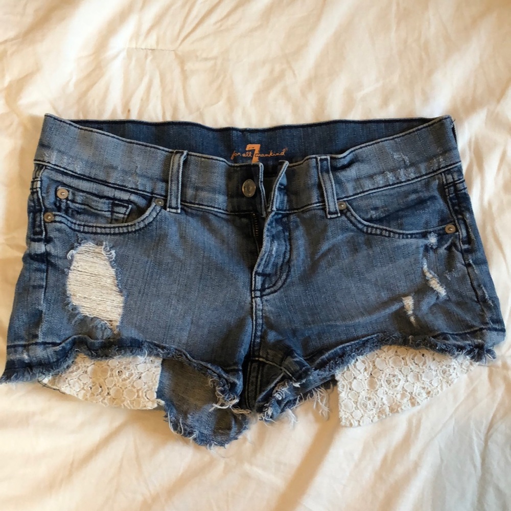 7 For All Mankind Cutoff Shorts